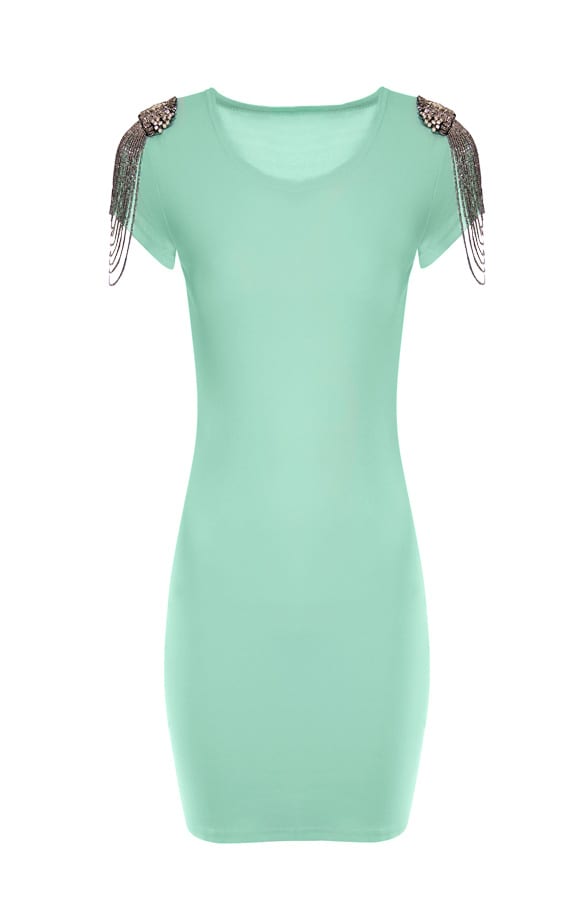 Beads All Over Tuniek Mint – shoparchief, foto 1