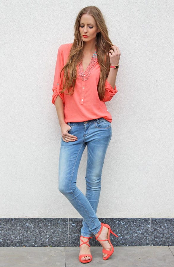 Boho Necklace Coral – shoparchief, foto 3