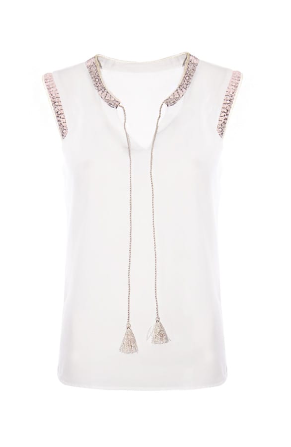 Luxury Salmon Top Tassel – shoparchief, foto 1
