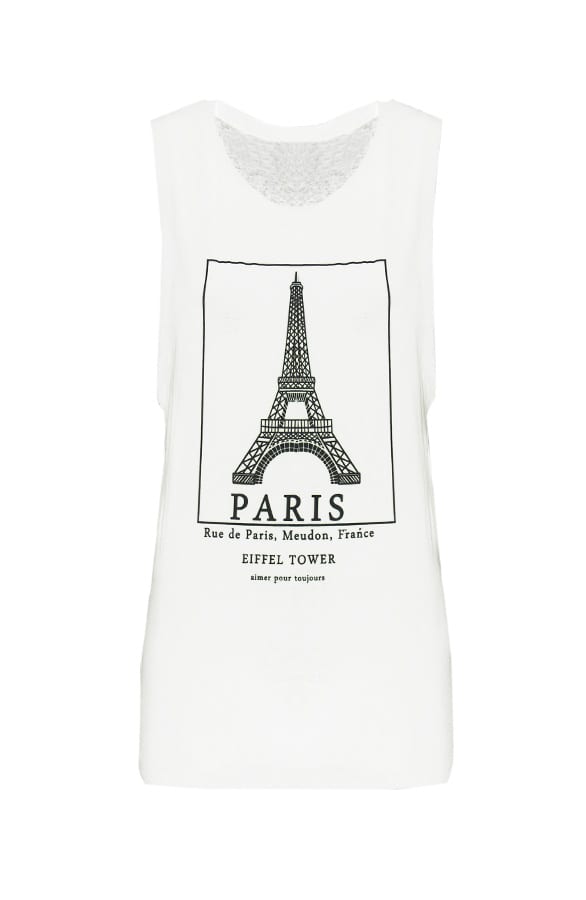 Paris Festival Tee White – shoparchief, foto 1