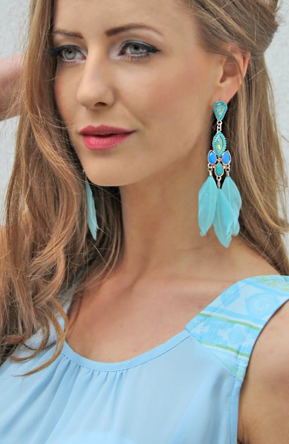 Ibiza Paradise Oorbellen Blue – shoparchief, foto 2