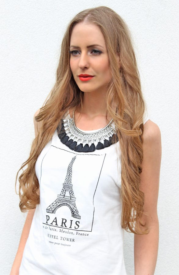 Paris Festival Tee White – shoparchief, foto 2