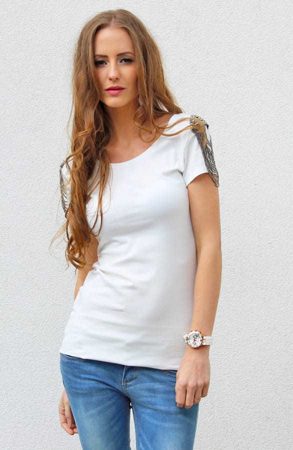 Beads All Over Tuniek White – shoparchief, foto 5