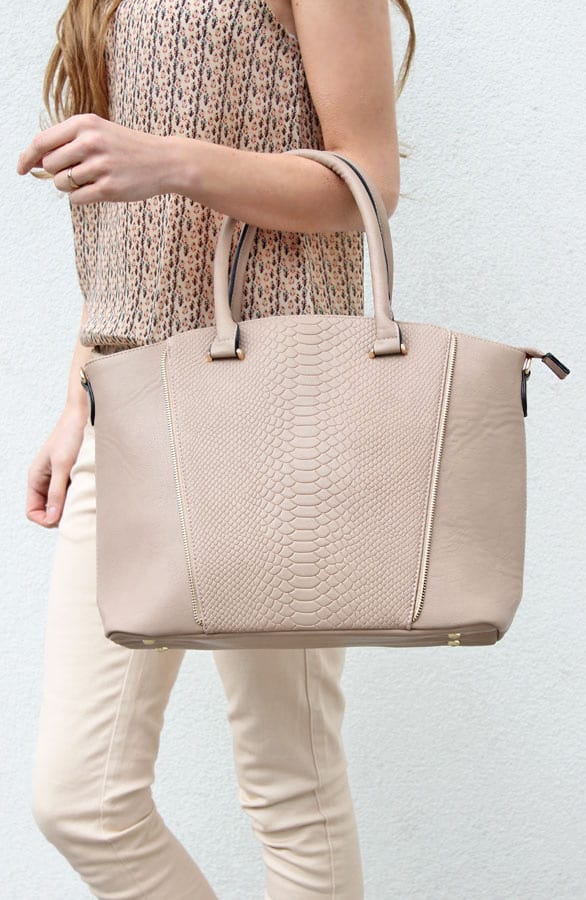 Taupe Snake Bag – shoparchief, foto 3
