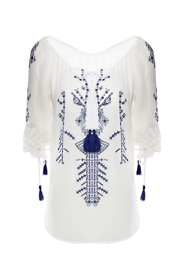 Ibiza Blouse Delfts Blauw – shoparchief, foto 1