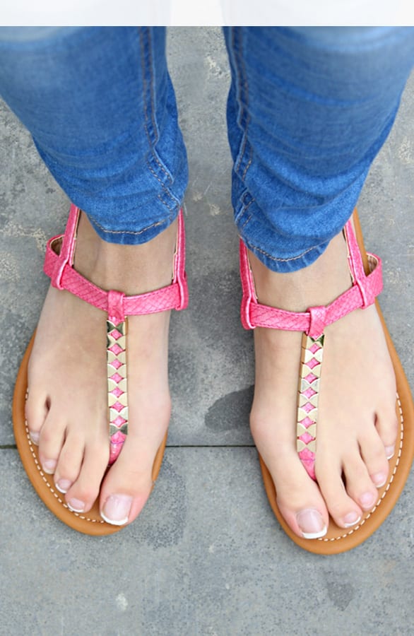 Metal Sandal Pink – shoparchief, foto 2