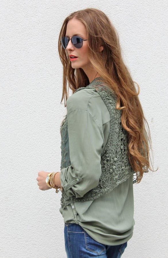 Ibiza Blouse Army – shoparchief, foto 3