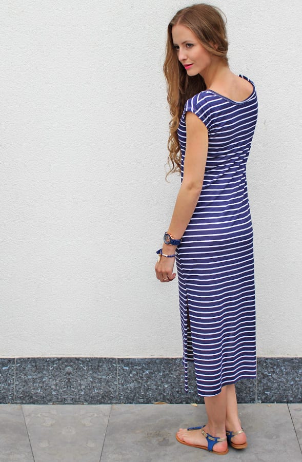 Striped Maxi Dress – shoparchief, foto 2