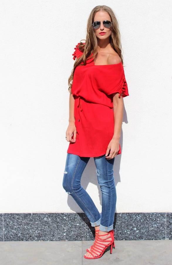 Monaco Tuniek Red – shoparchief, foto 2