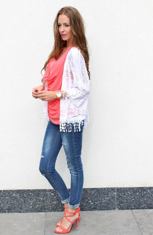 Kimono Lace White – shoparchief, foto 3