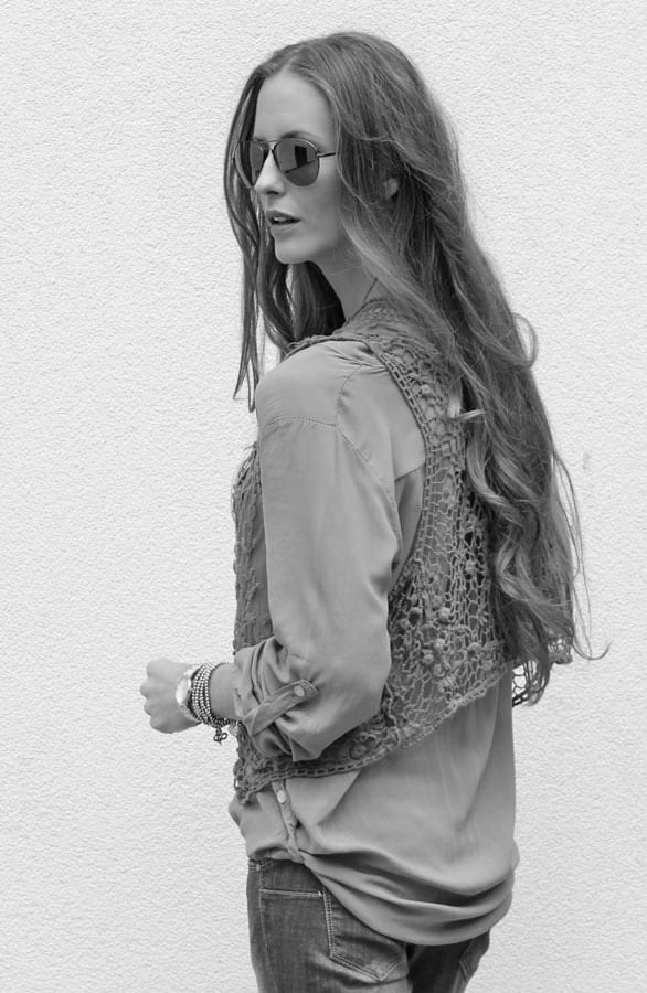 Lace Gilet Coral – shoparchief, foto 3