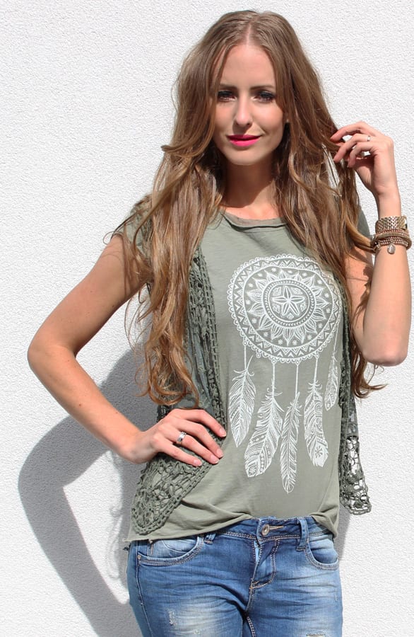 Catch My Dreams Top Army – shoparchief, foto 4