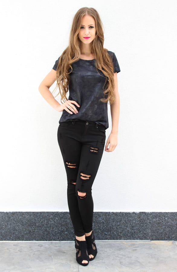 Suedine Top Luxury Black – shoparchief, foto 3