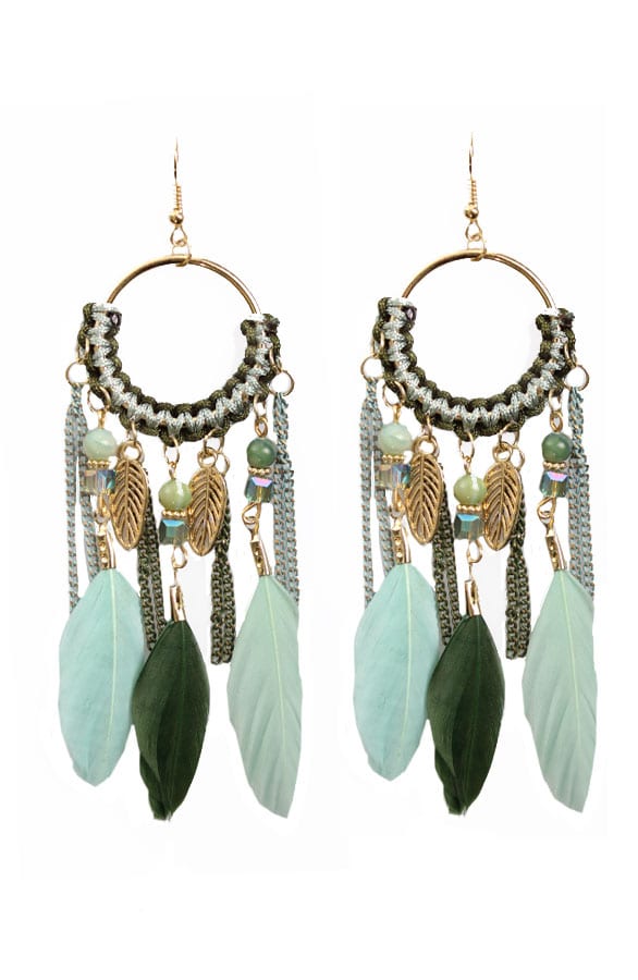 Ibiza Dream Green Oorbellen – shoparchief, foto 1
