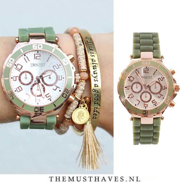 Legergroen Horloge Dames