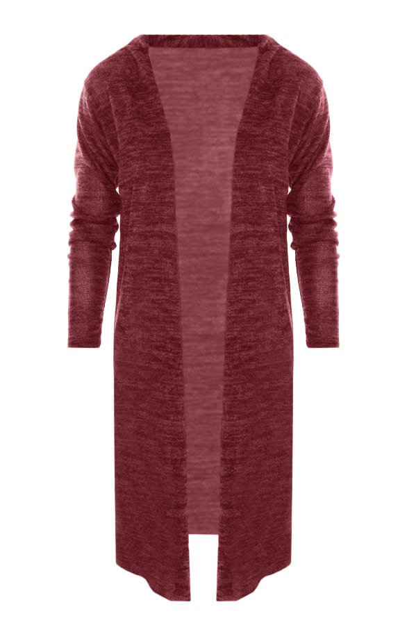 Long Cardigan Bordeaux – shoparchief, foto 1