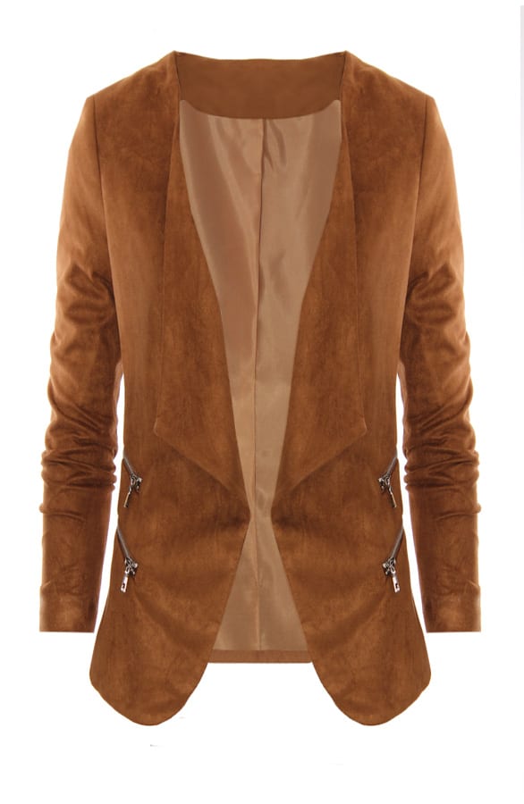 Most Wanted Blazer Suede Cognac – shoparchief, foto 1