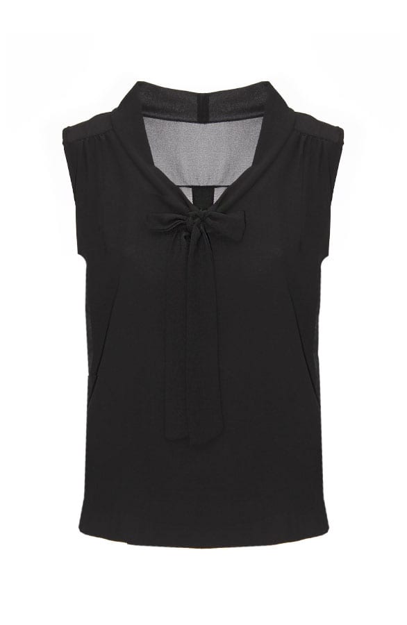 Take A Bow Top Zwart – shoparchief, foto 1