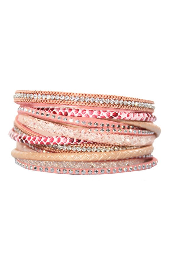 Wrap Me Bracelet Pink – shoparchief, foto 1