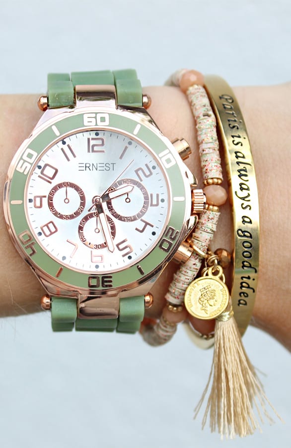 Paris Is Always A Good Idea Goud Armband – shoparchief, foto 2