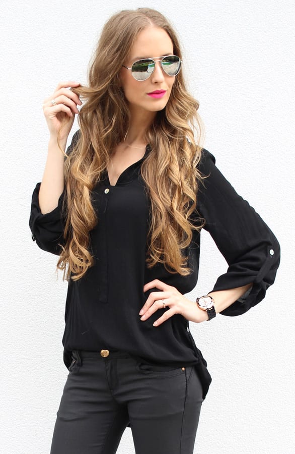 Ibiza Blouse Black – shoparchief, foto 6