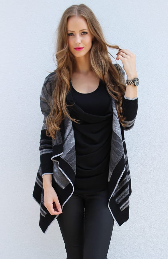 Autumn Cardigan 2.0 Black – shoparchief, foto 2