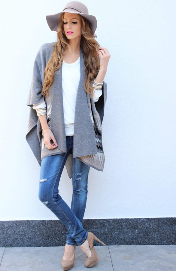 Aztec Poncho Luxury – shoparchief, foto 4