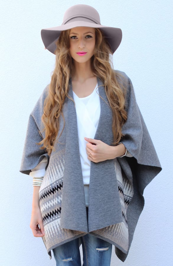 Aztec Poncho Luxury – shoparchief, foto 3
