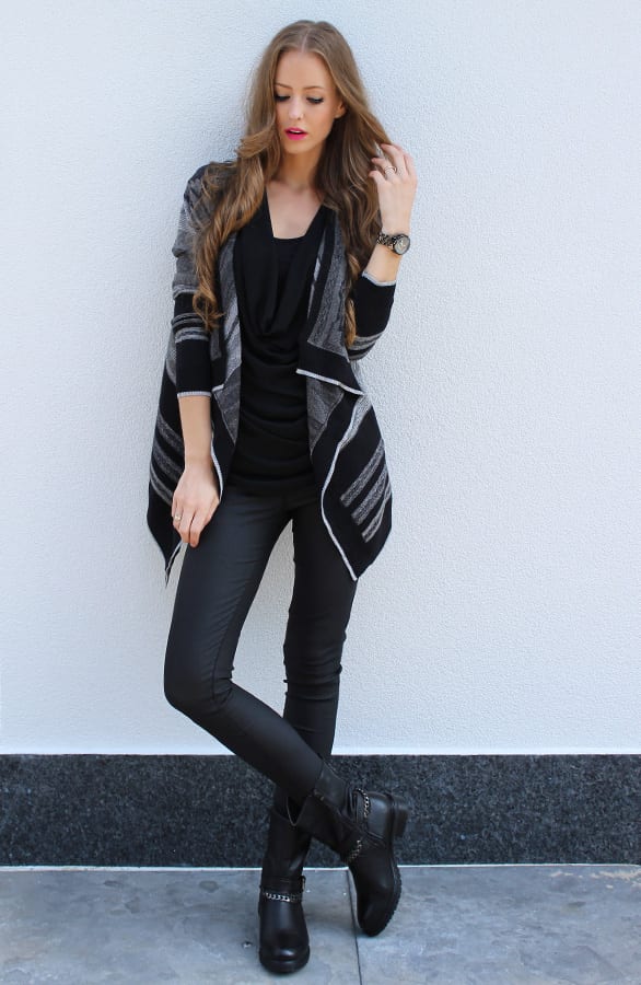 Autumn Cardigan 2.0 Black – shoparchief, foto 6