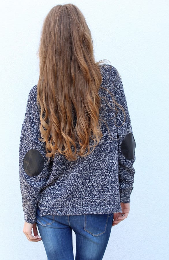 Patched Sweater Blue – shoparchief, foto 3