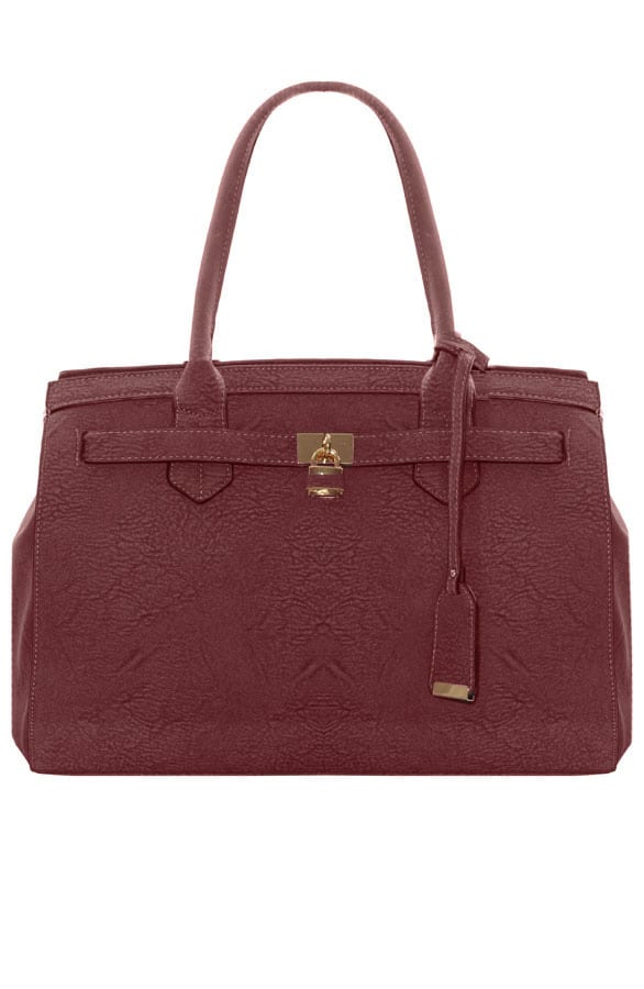 Classic Lock Bag Bordeaux – shoparchief, foto 1