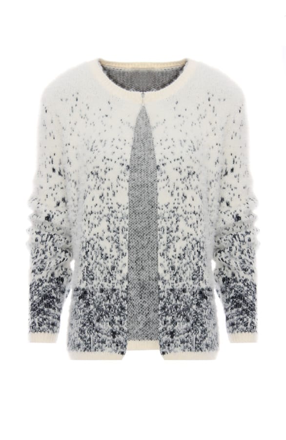 Cute Spot Cardigan Cream – shoparchief, foto 1