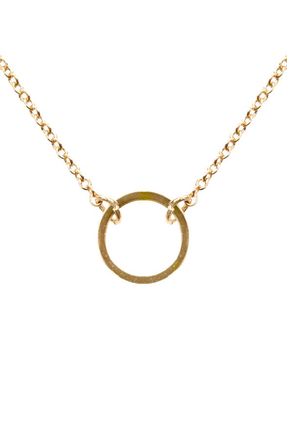 Fine Necklace Circle Gold – shoparchief, foto 1