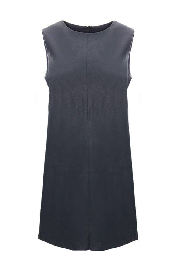 Leather Dress Navy – shoparchief, foto 1