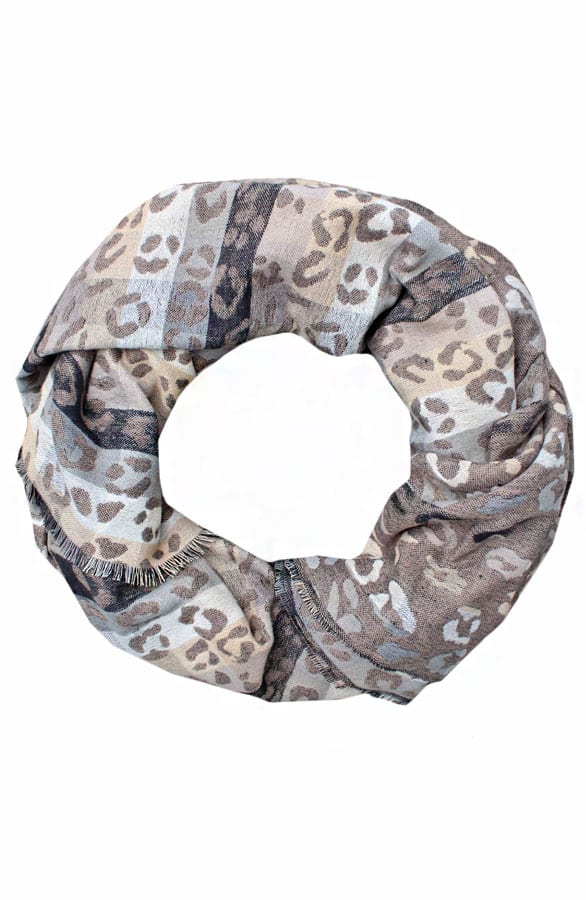 Leopard Sjaal Taupe 2.0 – shoparchief, foto 1