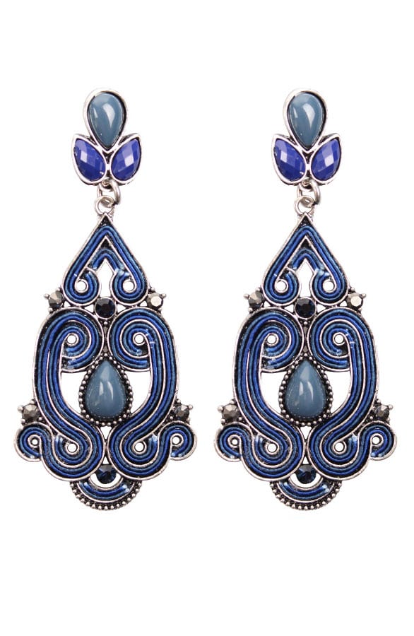 Lovely Classic Blue Oorbellen – shoparchief, foto 1