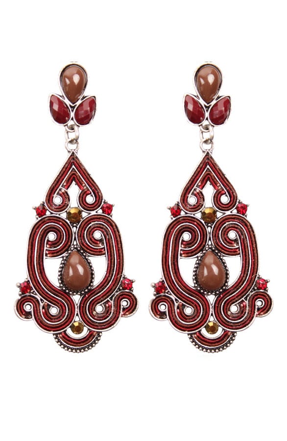 Lovely Classic Red Oorbellen – shoparchief, foto 1
