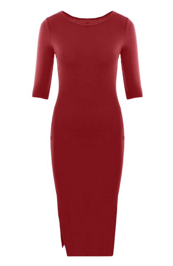 Musthave Alert Dress Bordeaux – shoparchief, foto 1