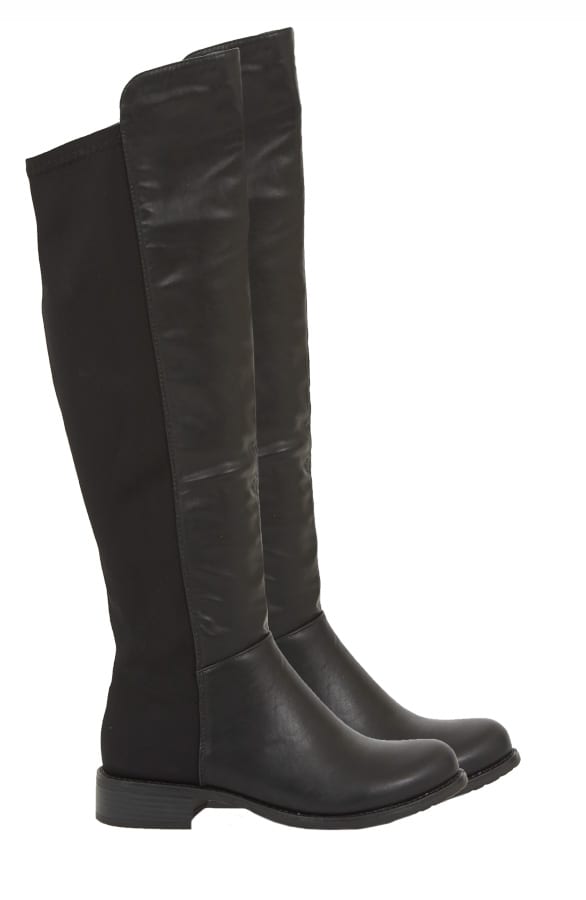 Overknee Laarzen Zwart – shoparchief, foto 1