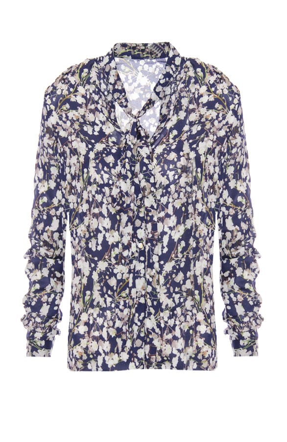 Sweet Flower Blouse Blue – shoparchief, foto 1