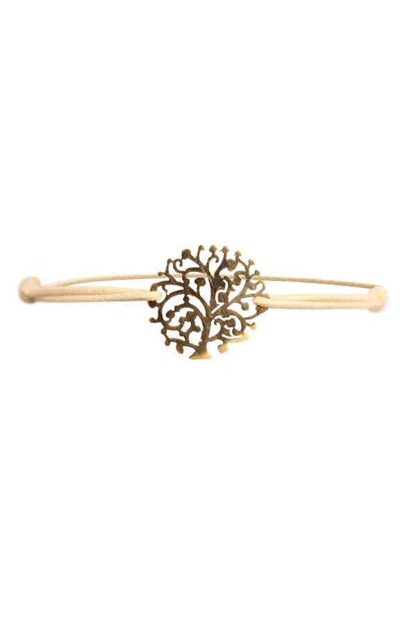 Tree Bracelet Beige Gold – shoparchief, foto 1