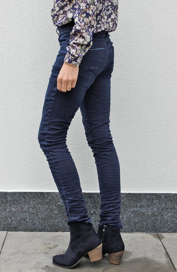 Suede Booties Blue – shoparchief, foto 2