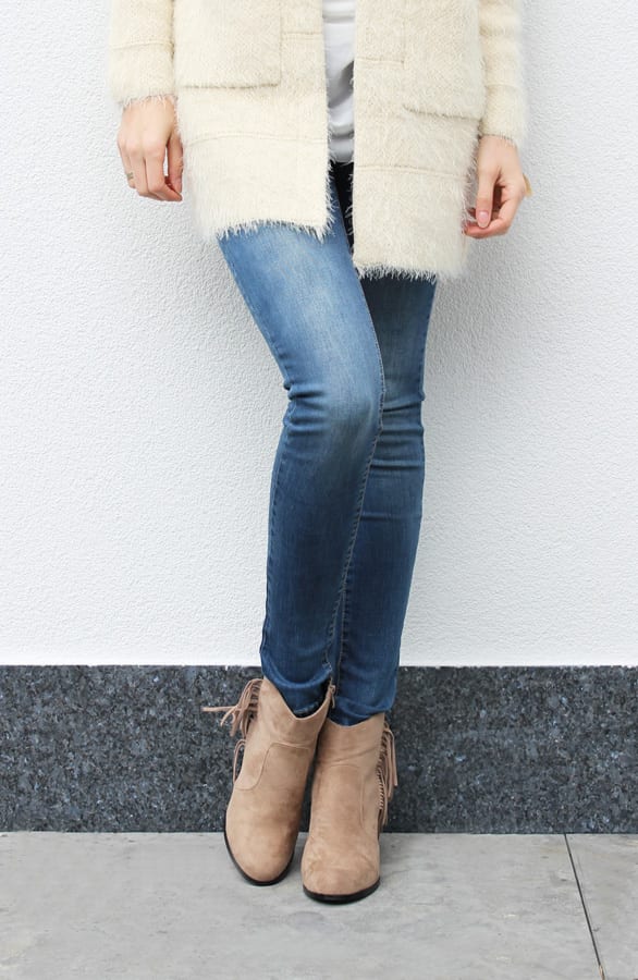 Fringe Booties Taupe 2.0 – shoparchief, foto 4