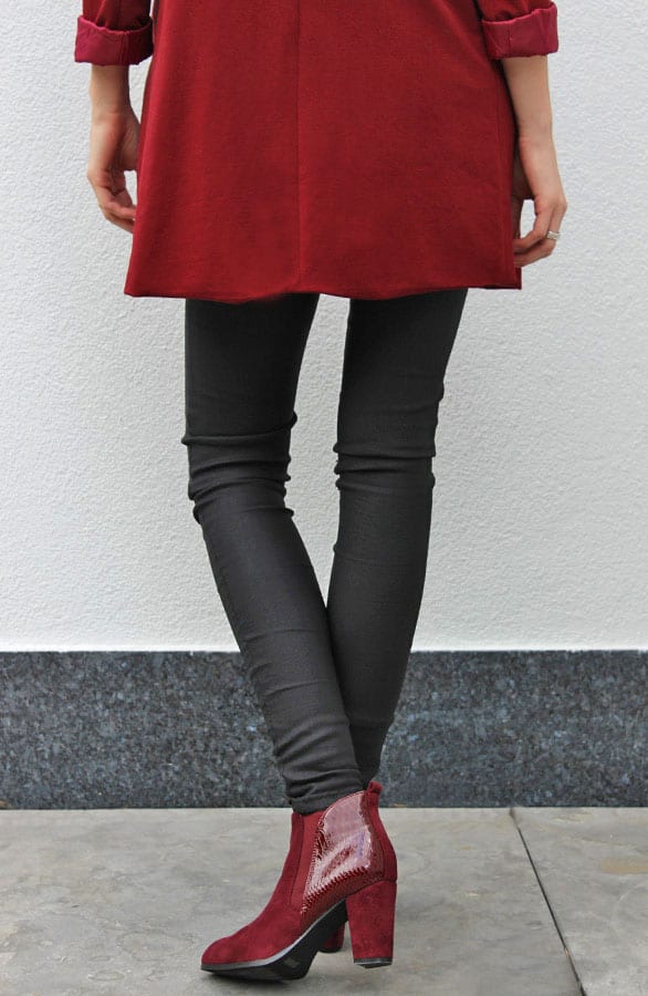 Chelsea Boots Bordeaux – shoparchief, foto 4