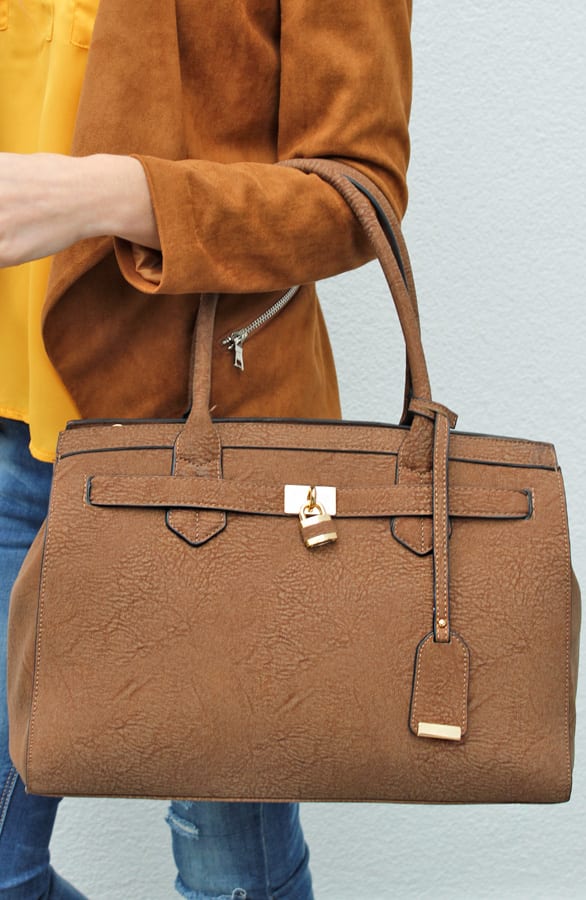 Classic Lock Bag Camel – shoparchief, foto 2