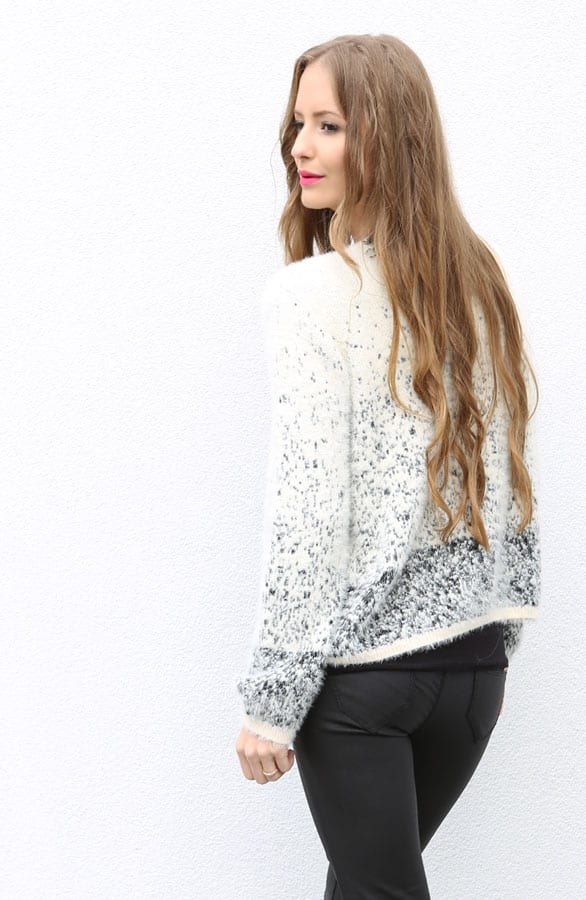 Cute Spot Cardigan Cream – shoparchief, foto 5
