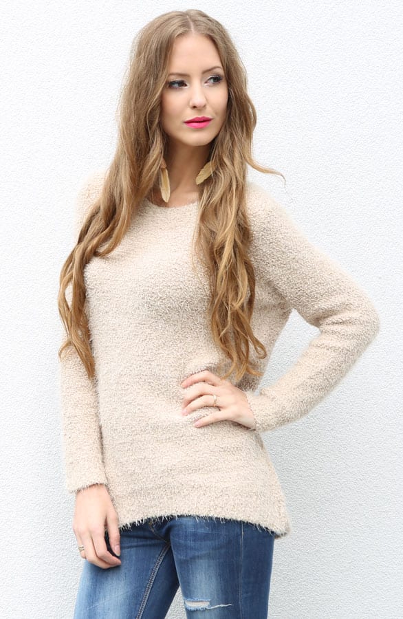 Soft Sweater Taupe – shoparchief, foto 2