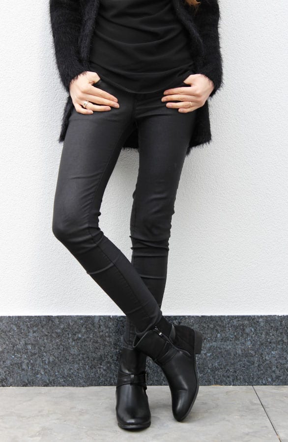 Suede Booties Buckle – shoparchief, foto 5