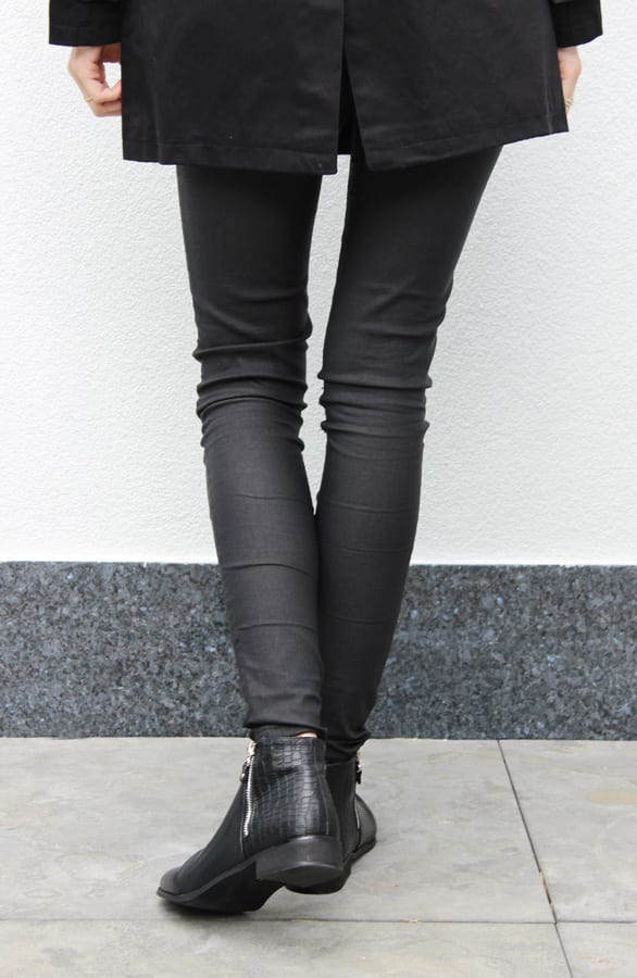 Snake Booties Black – shoparchief, foto 5