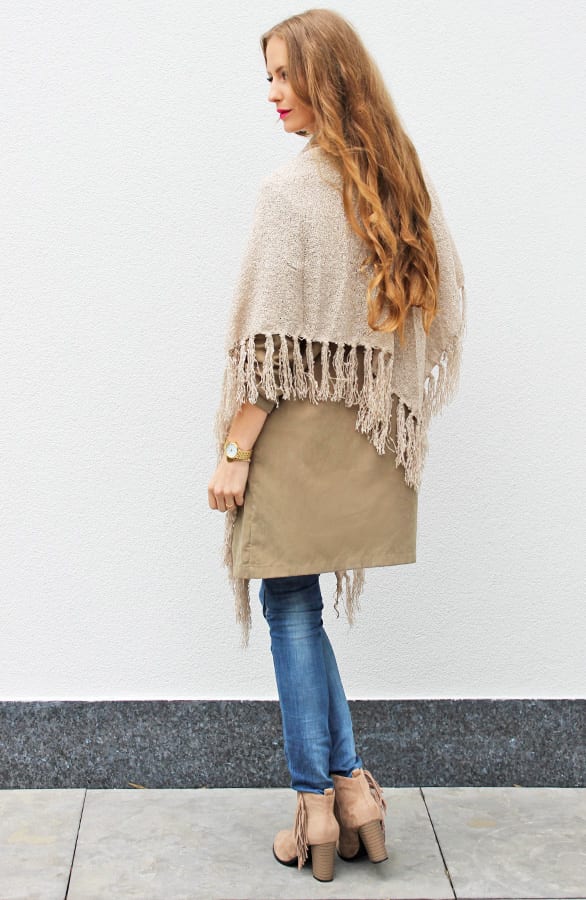 Fringe Sjaal Soft Taupe 2.0 – shoparchief, foto 5